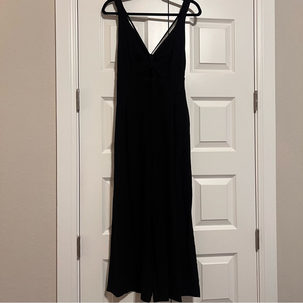 Elegant Black Cropped Jumpsuit for Women